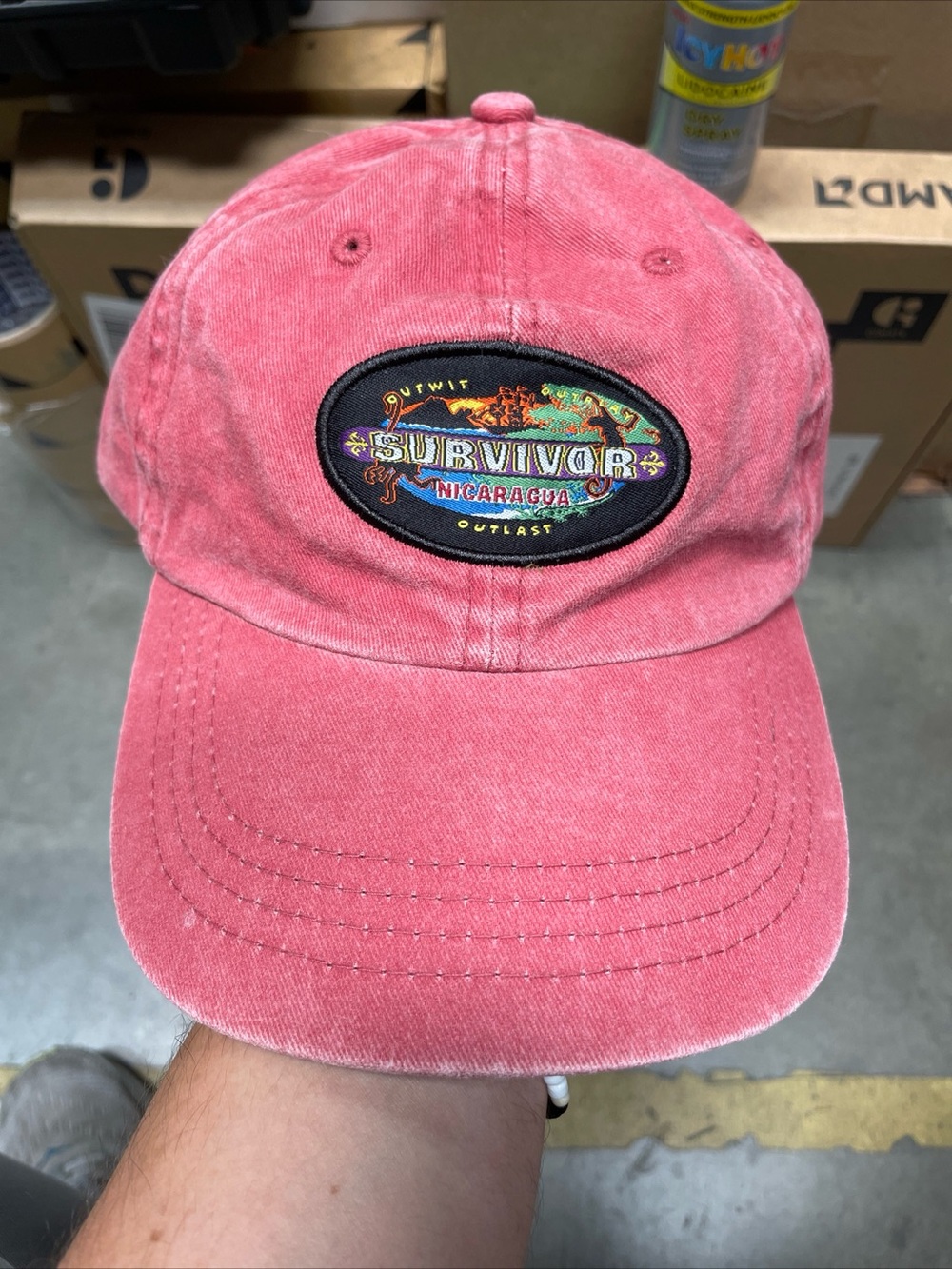 Survivor Nicaragua Season 21 2010 Cast & Crew Film Crew Hat Cap(RARE)